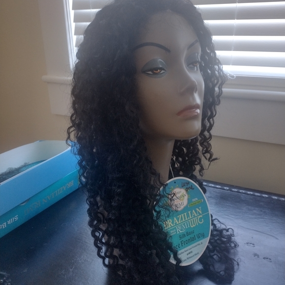 Brazilian Silk Base Lace Front Wig - Black